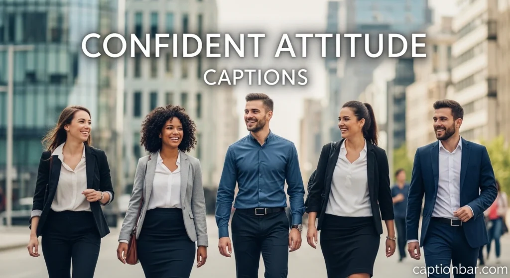 Confident Attitude Captions