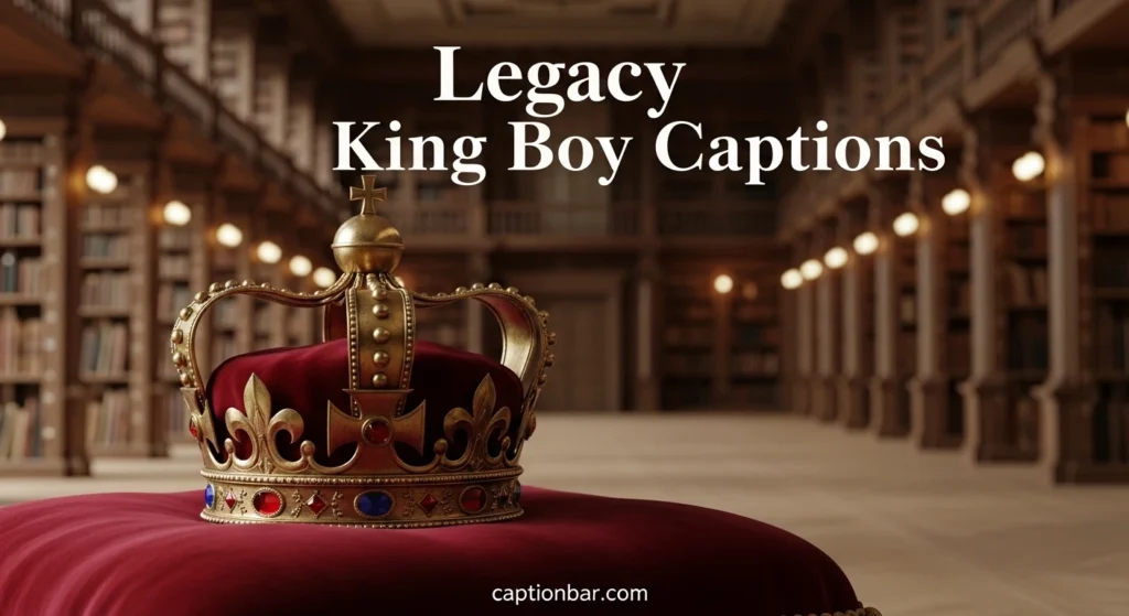Legacy King Boy Captions