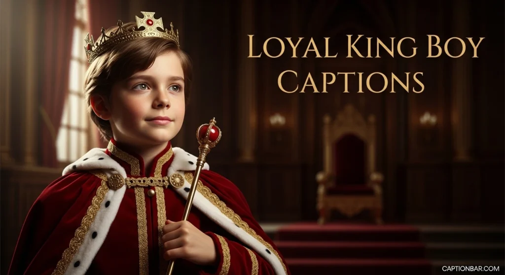 Loyal King Boy Captions