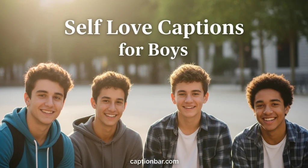 Self Love Captions for Boys