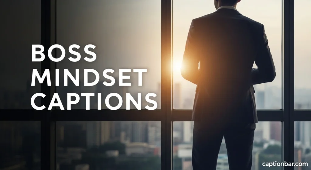 Boss Mindset Captions