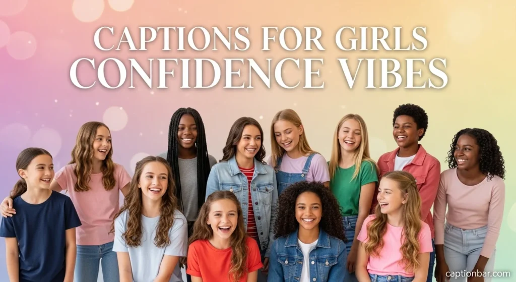 Captions for Girls Confidence Vibes