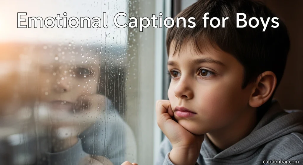 Emotional Captions for Boys
