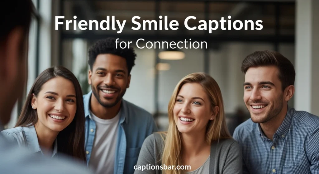 Friendly Smile Captions for Connection