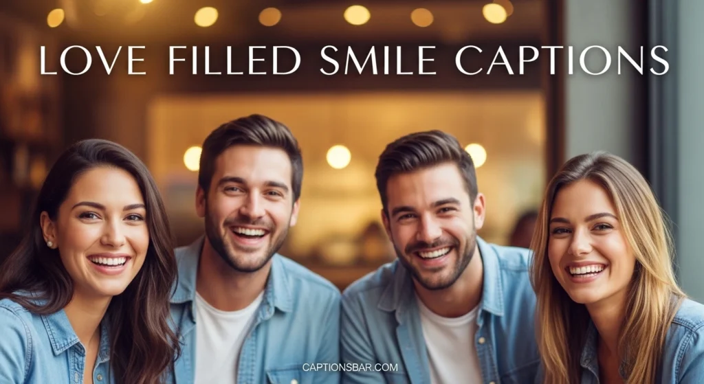 Love Filled Smile Captions