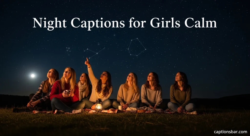 Night Captions for Girls Calm