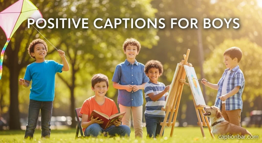 Positive Captions for Boys