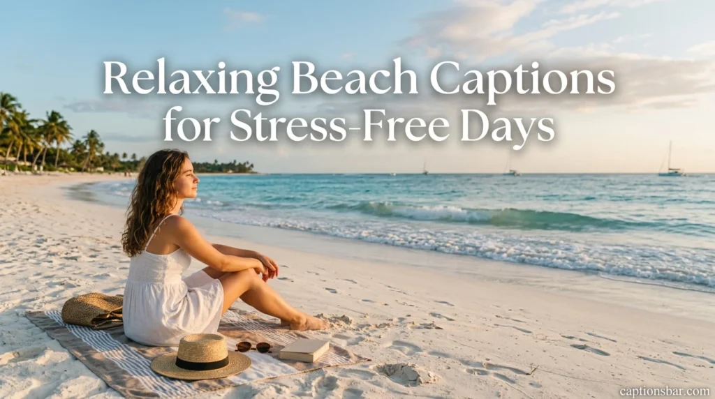 Relaxing Beach Captions for Stress-Free Days