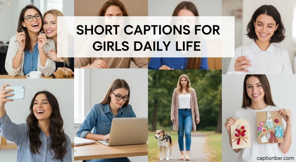 Short Captions for Girls Daily Life