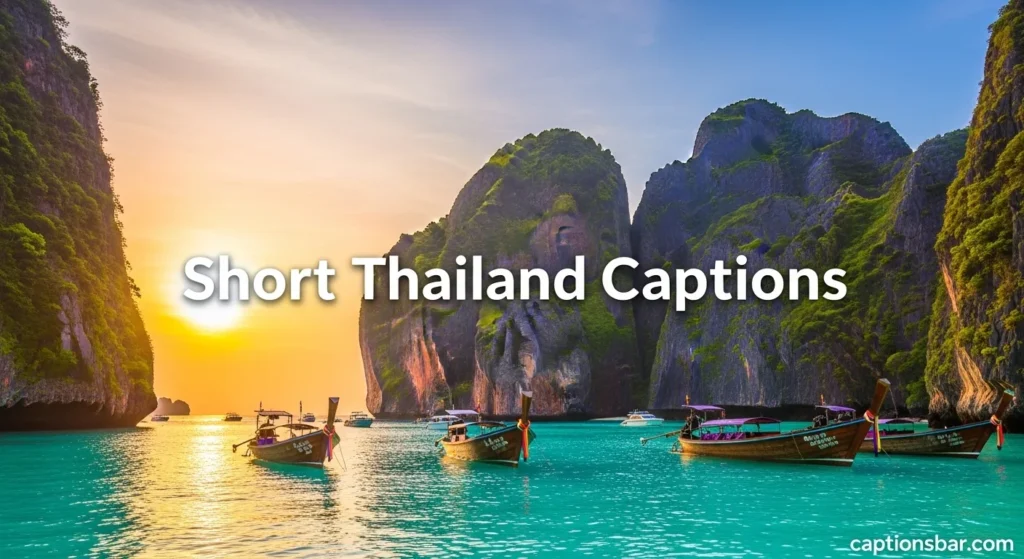 Short Thailand Captions