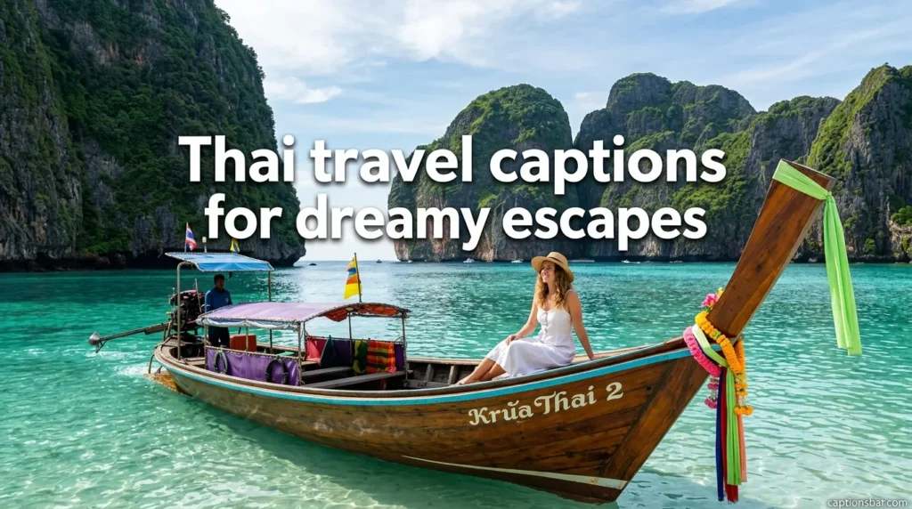 Thai travel captions for dreamy escapes
