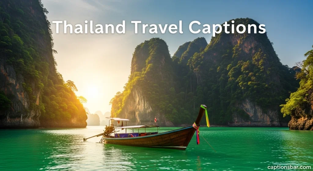 Thailand Travel Captions