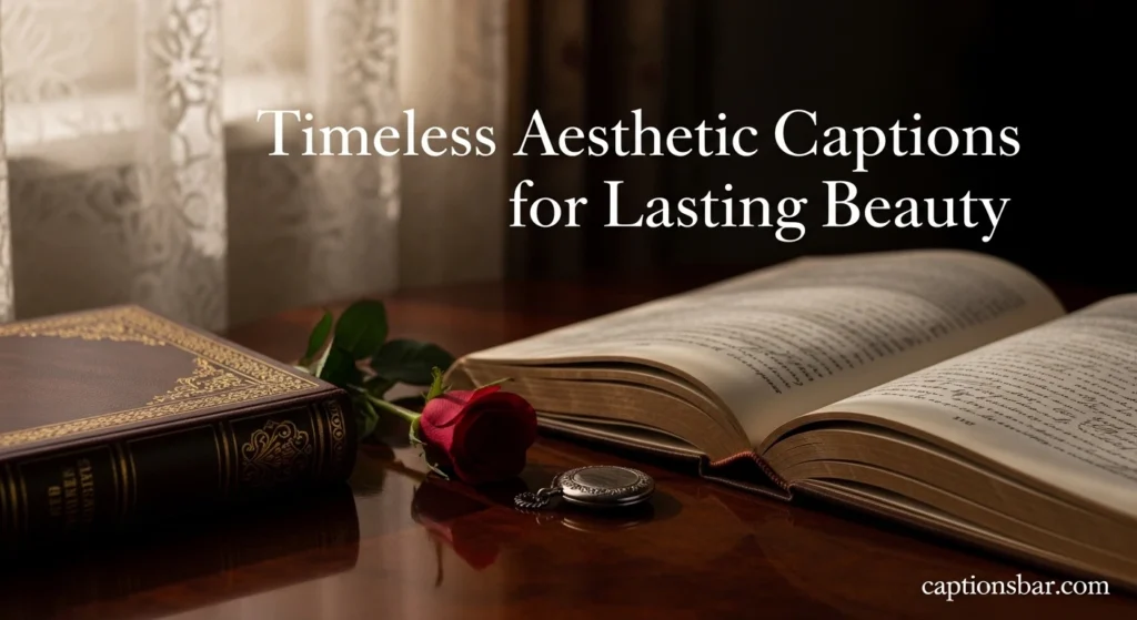 Timeless Aesthetic Captions for Lasting Beauty