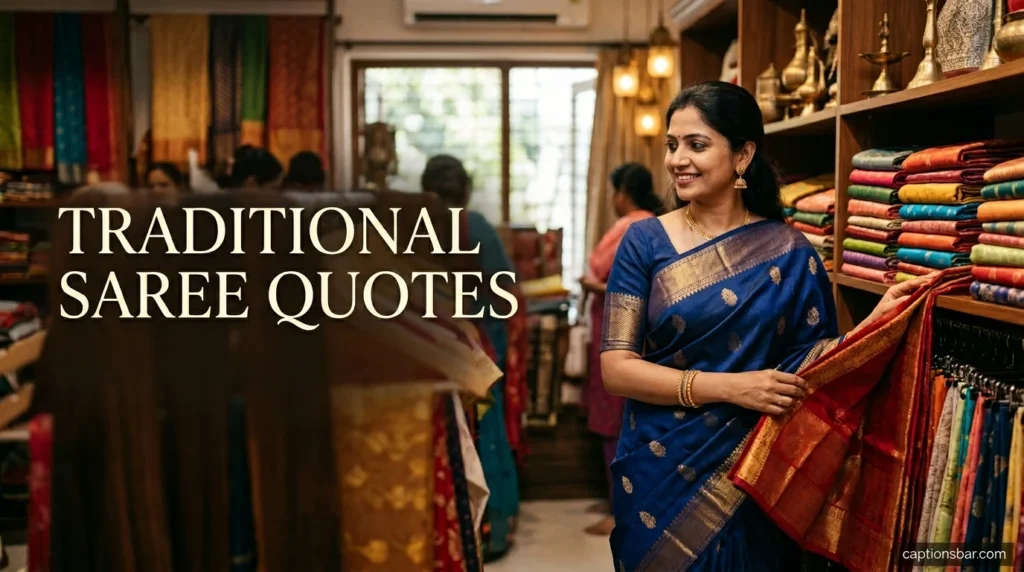 Traditional Saree Quotes