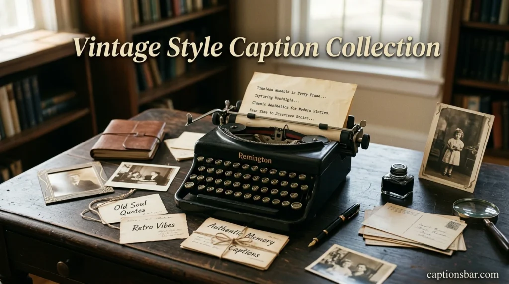 Vintage Style Caption Collection