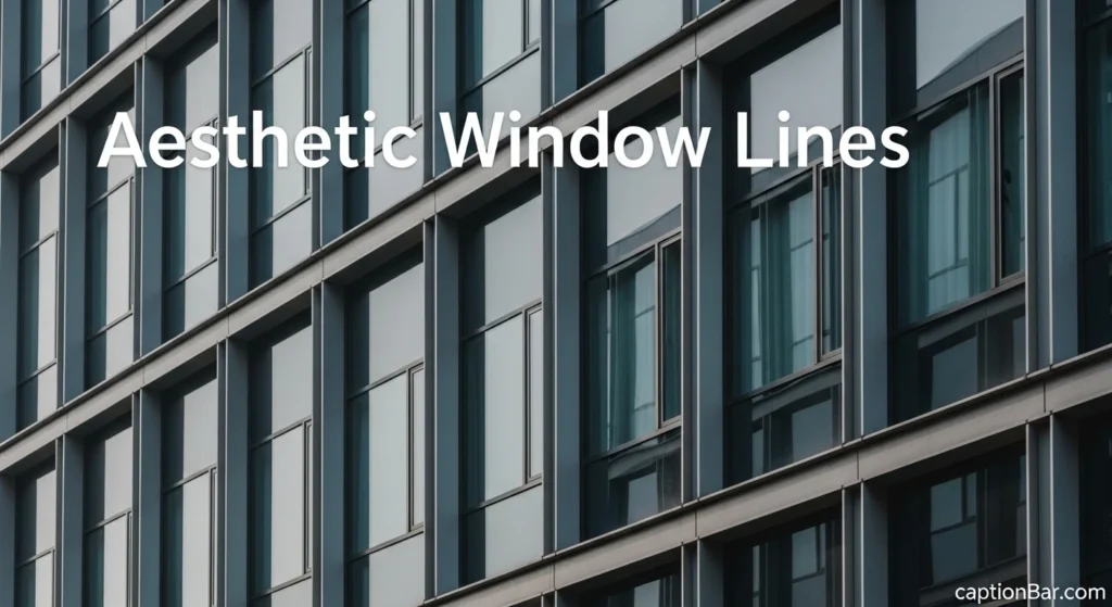 Aesthetic Window Lines