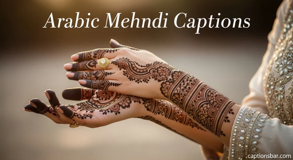 Arabic Mehndi Captions
