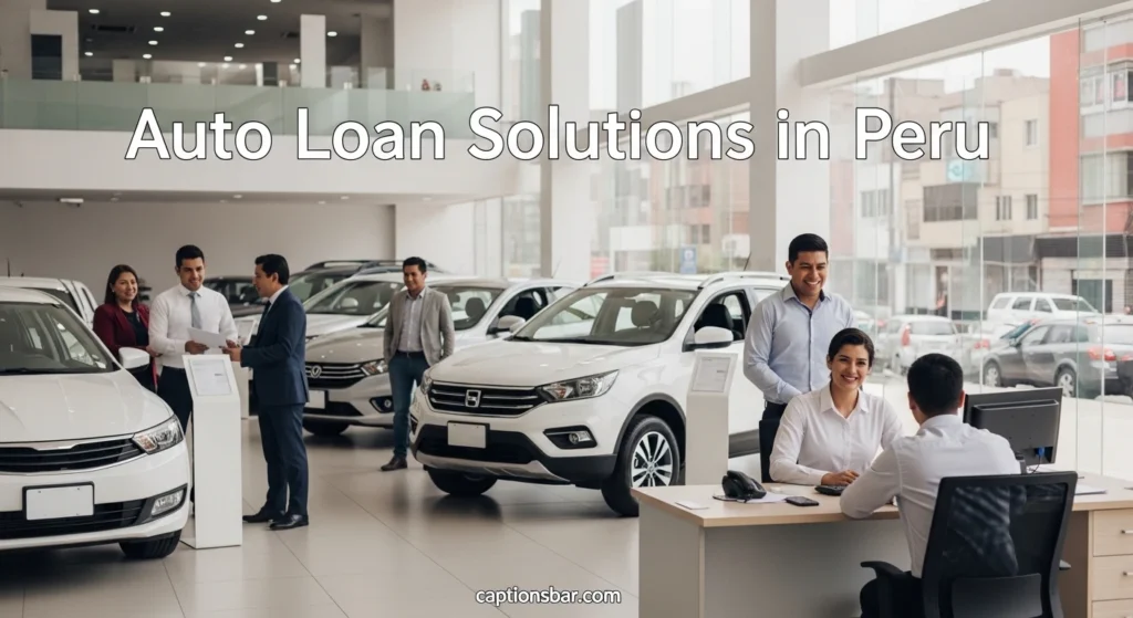 Auto Loan Solutions in Peru