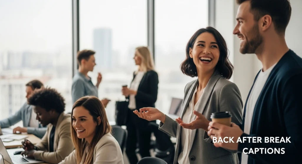 Back After Break Captions