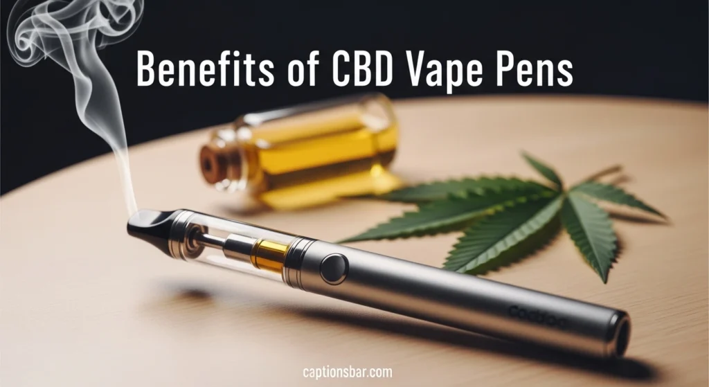 Benefits of CBD Vape Pens