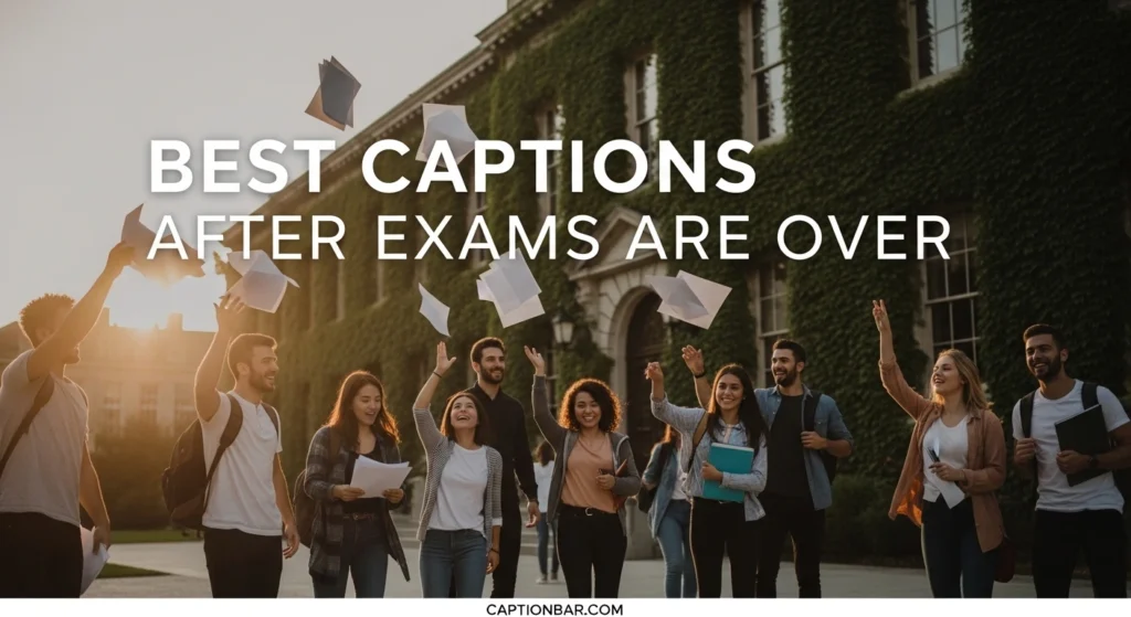 Best Captions After Exams Are Over