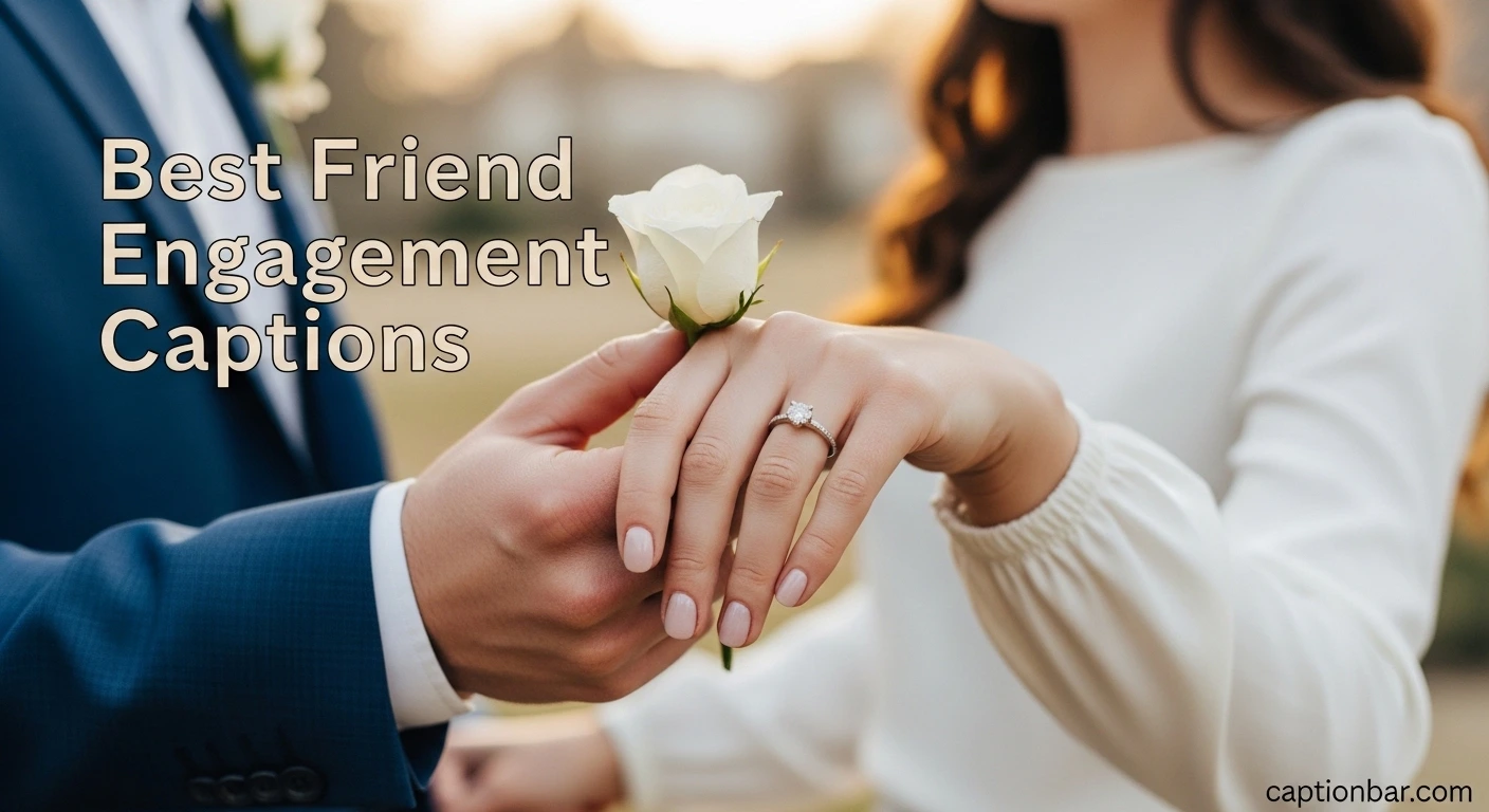 Best Friend Engagement Captions