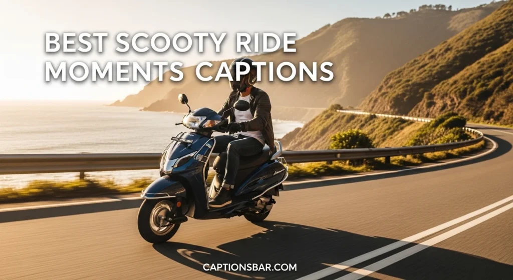 Best Scooty Ride Moments Captions