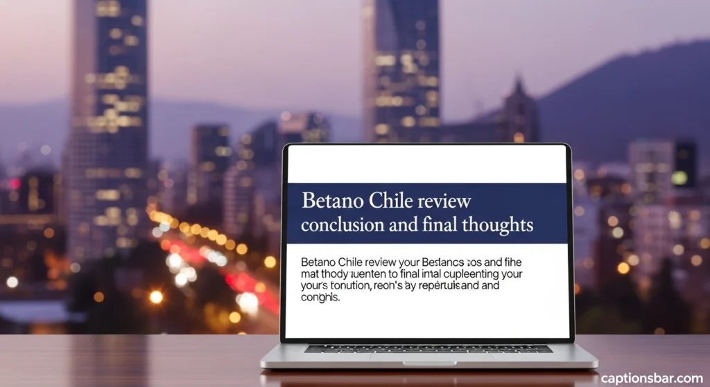Betano Chile review conclusion and final thoughts