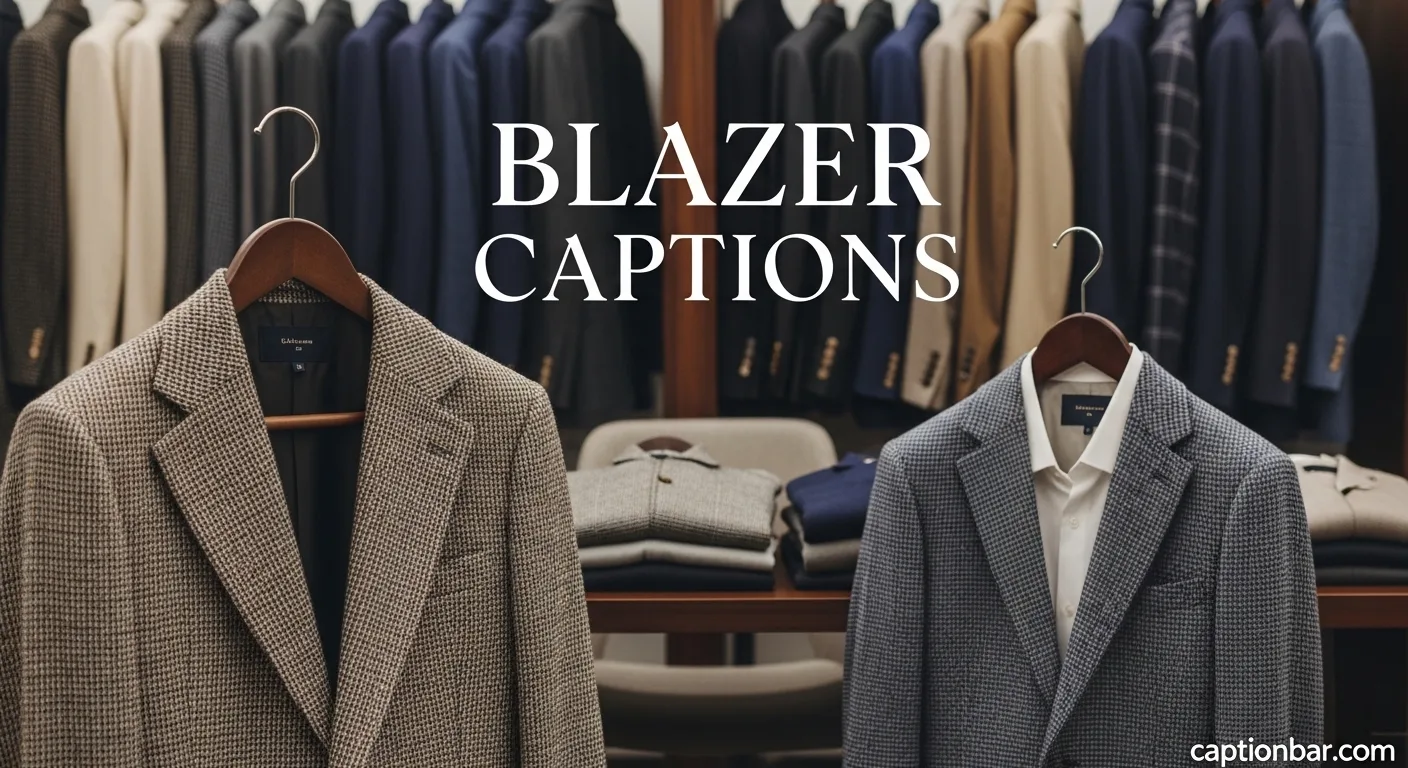 Blazer Captions