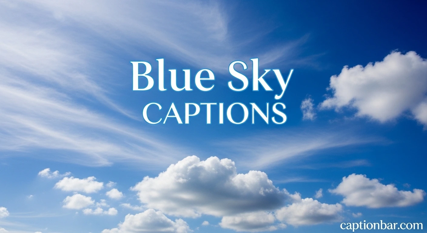 Blue Sky Captions