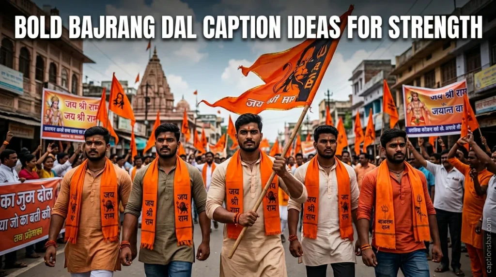 Bold Bajrang Dal Caption Ideas for Strength