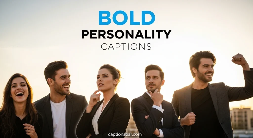 Bold Personality Captions