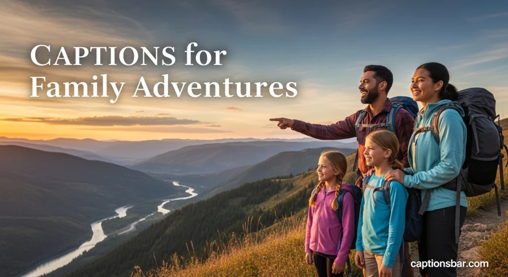 Captions for Family Adventures