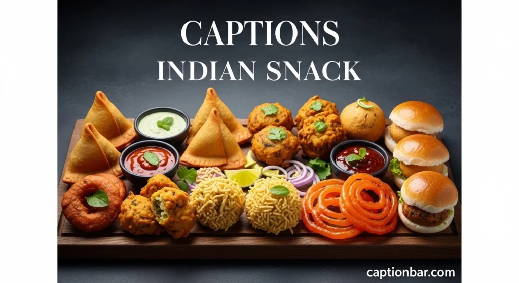 Captions Indian Snack 