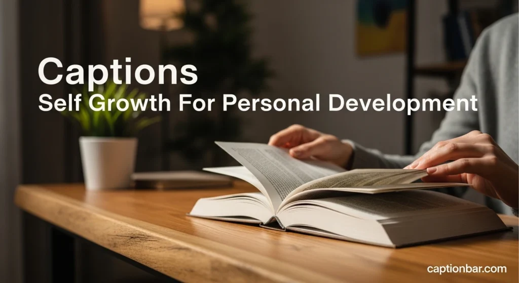  Captions Self Growth  For Personal Development