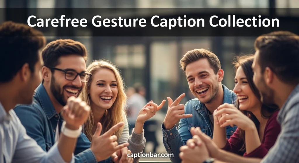 Carefree Gesture Caption Collection
