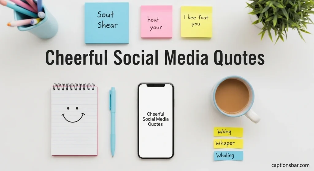 Cheerful Social Media Quotes