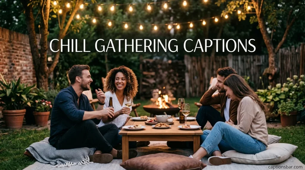 Chill Gathering Captions
