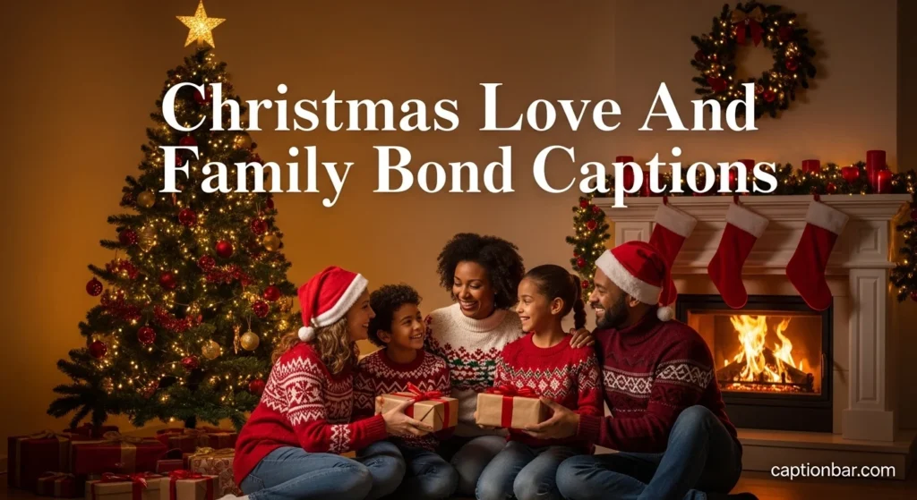 Christmas Love And Family Bond Captions