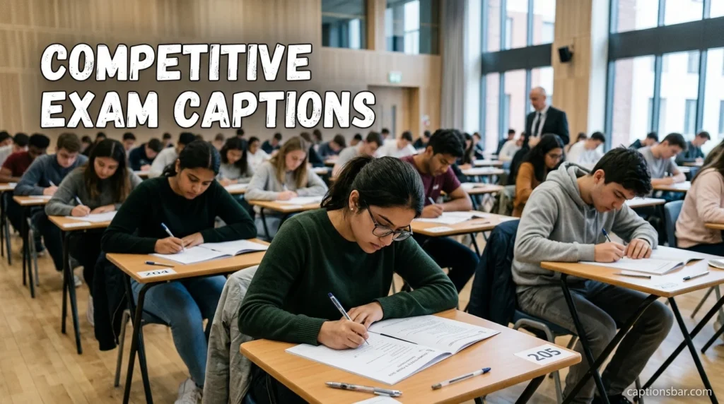 Competitive Exam Captions
