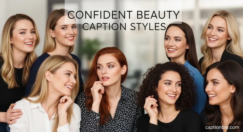 Confident Beauty Caption Styles