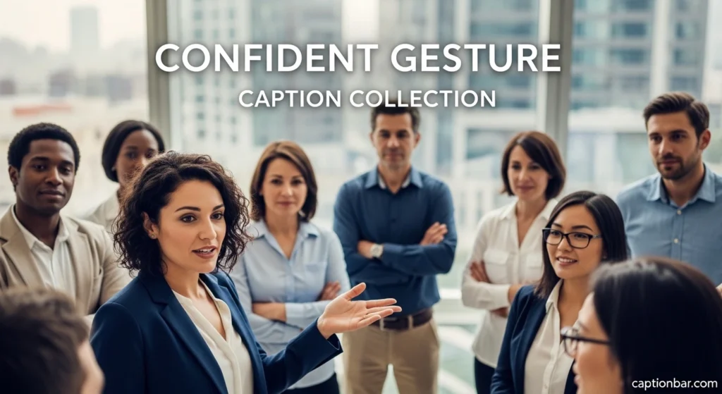 Confident Gesture Caption Collection