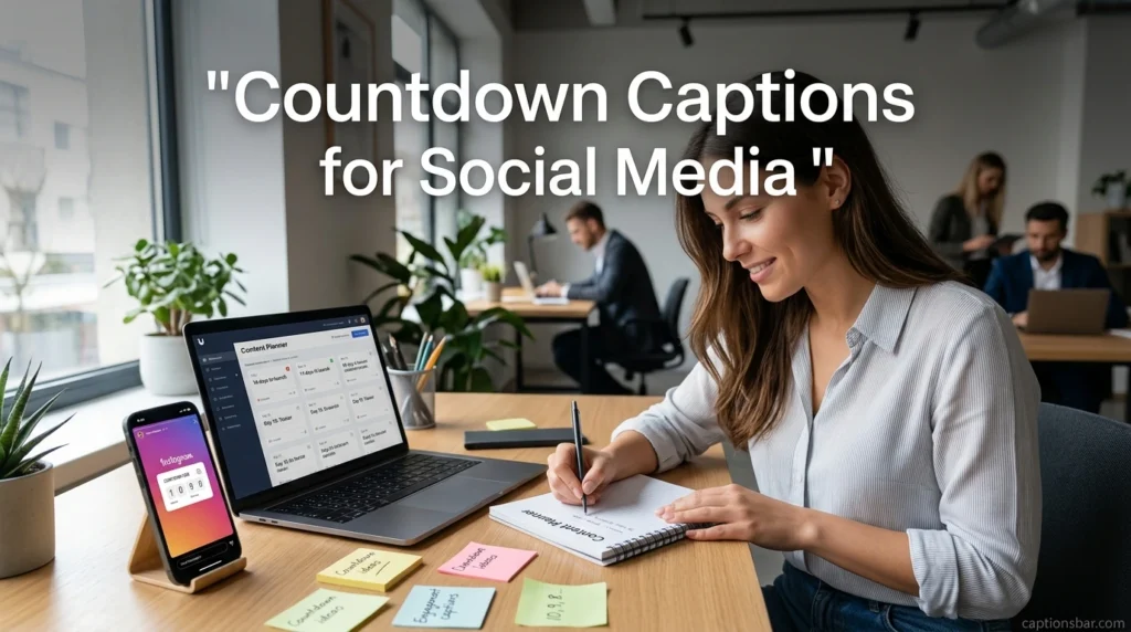 Countdown Captions for Social Media