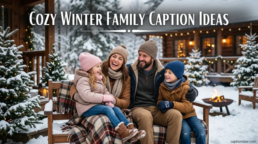 Cozy Winter Family Caption Ideas