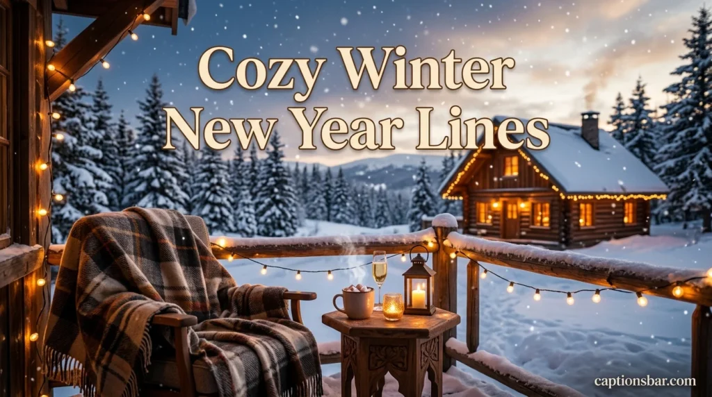 Cozy Winter New Year Lines