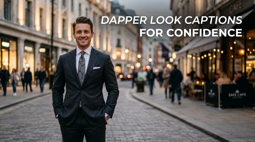 Dapper Look Captions for Confidence