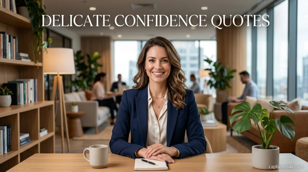 Delicate Confidence Quotes