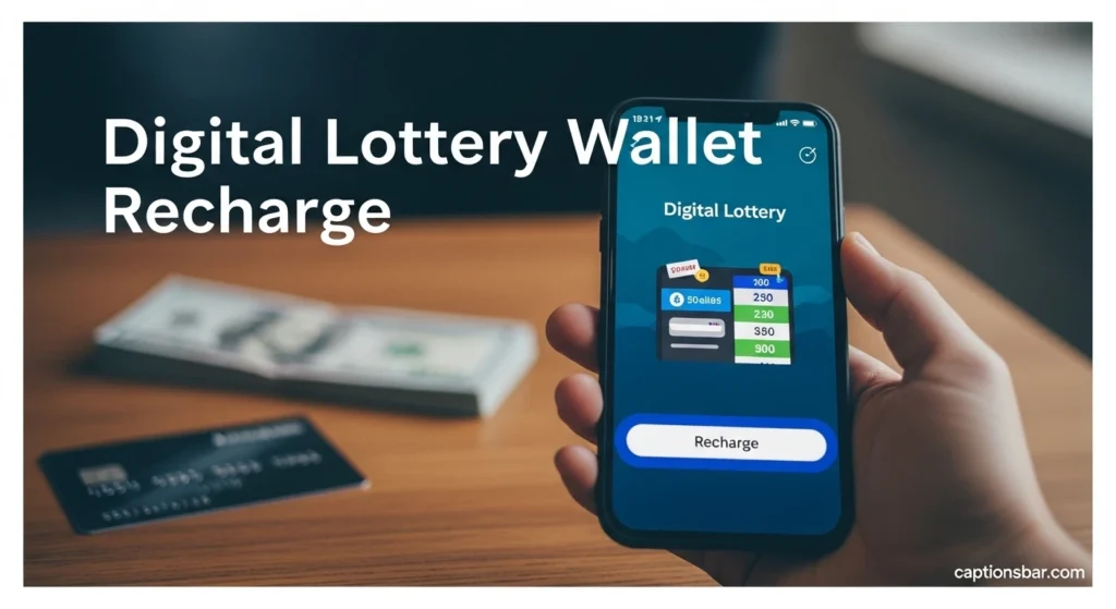 Digital Lottery Wallet Recharge