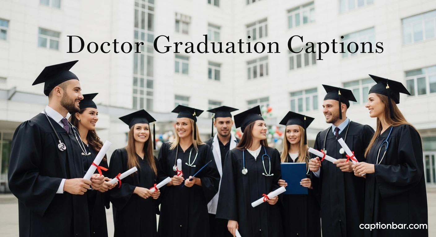 Doctor Graduation Captions