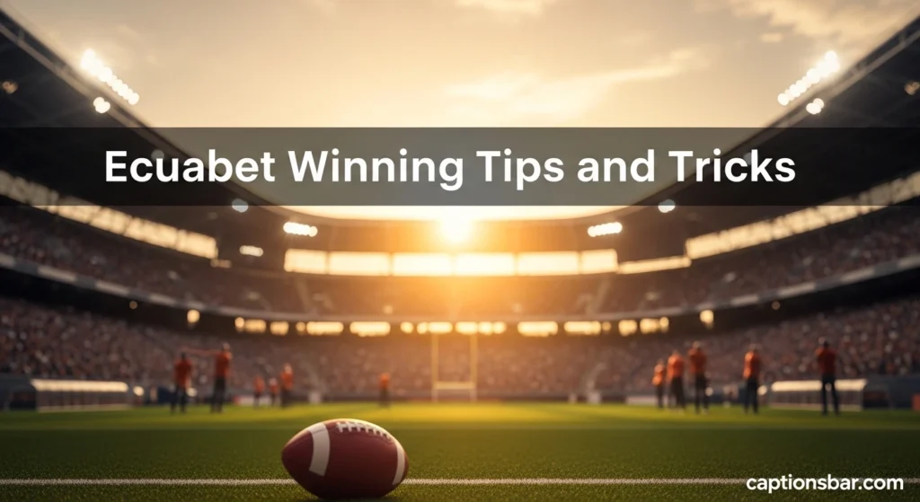 Ecuabet Winning Tips and Tricks